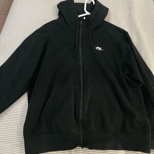 Nike Tech Black Zip-Up Hoodie